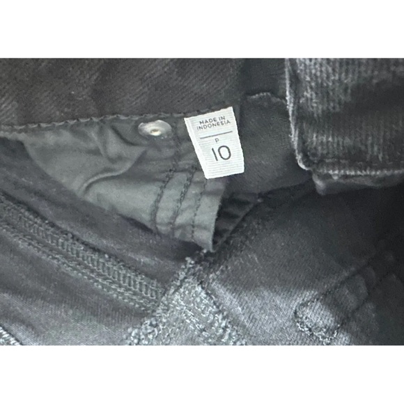 LOFT Outlet Curvy Skinny Jeans Black Mid Rise Charcoal Wash - Picture 8 of 9
